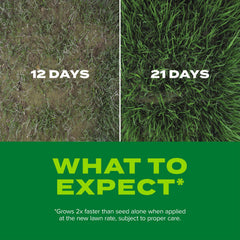 Scotts spreader application demonstrating even distribution for uniform growth