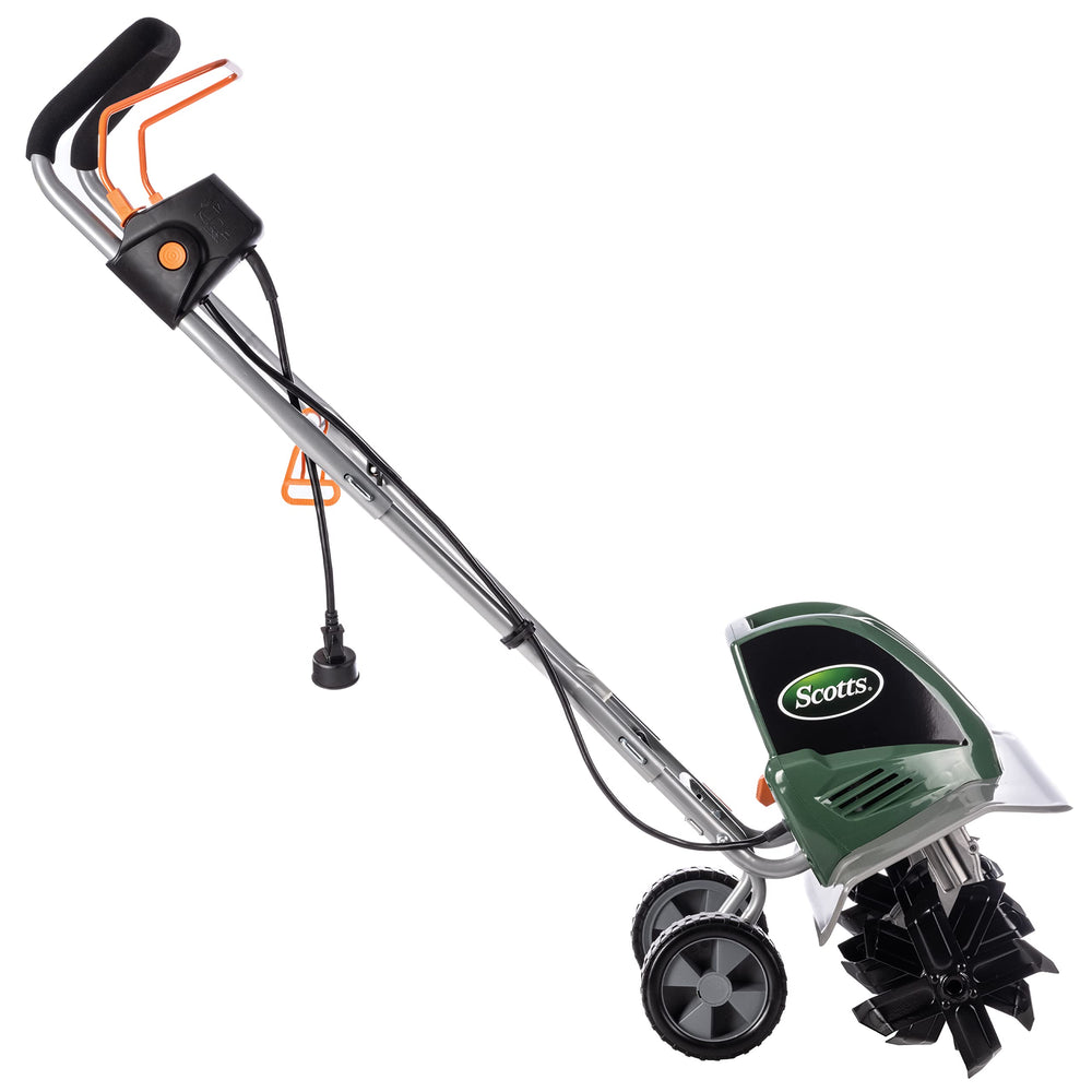 Scotts cord retention hook keeping power cable secure and tangle-free