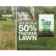 Scotts Thick'R Lawn soil improver texture detail improving root support