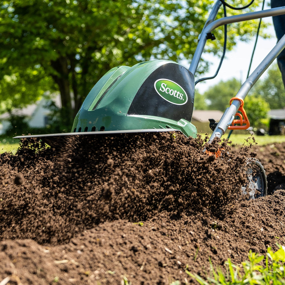Scotts in garden setting showing practical use for beds and weed control