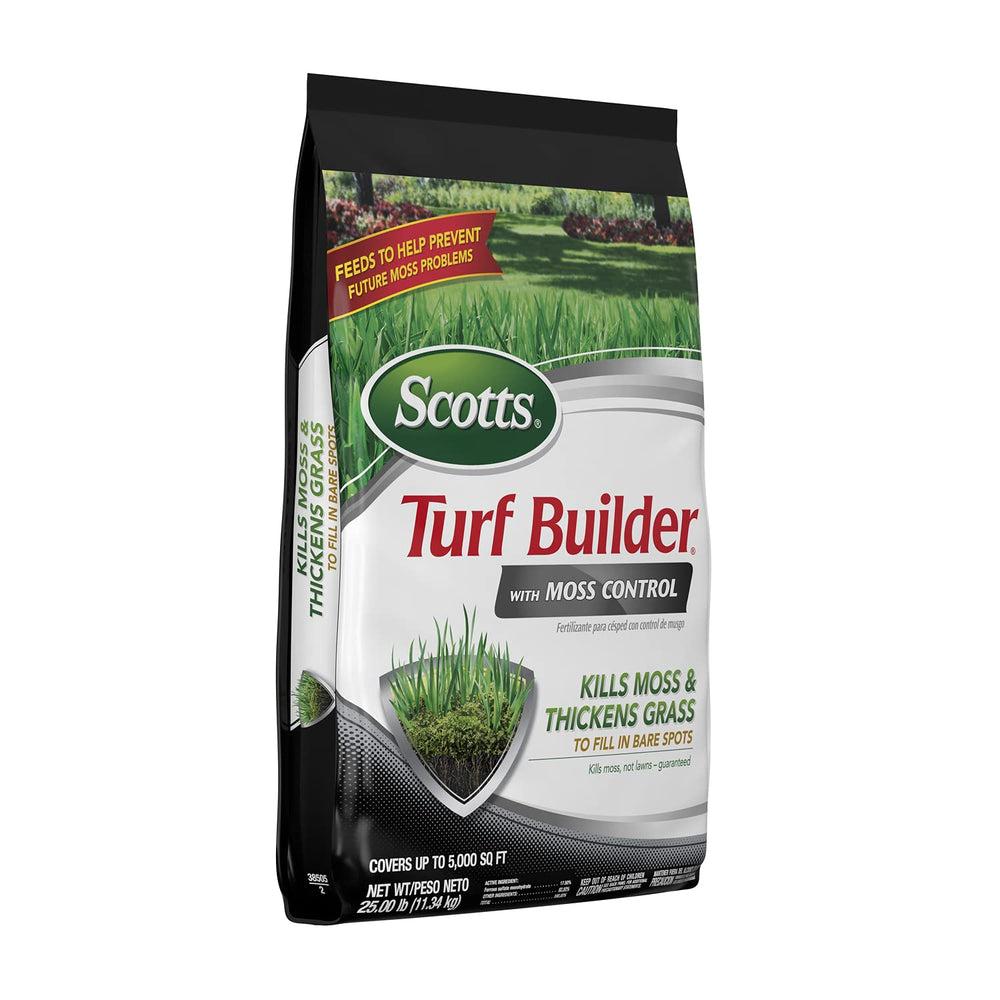 Close lawn detail after treatment with Scotts showing denser turf