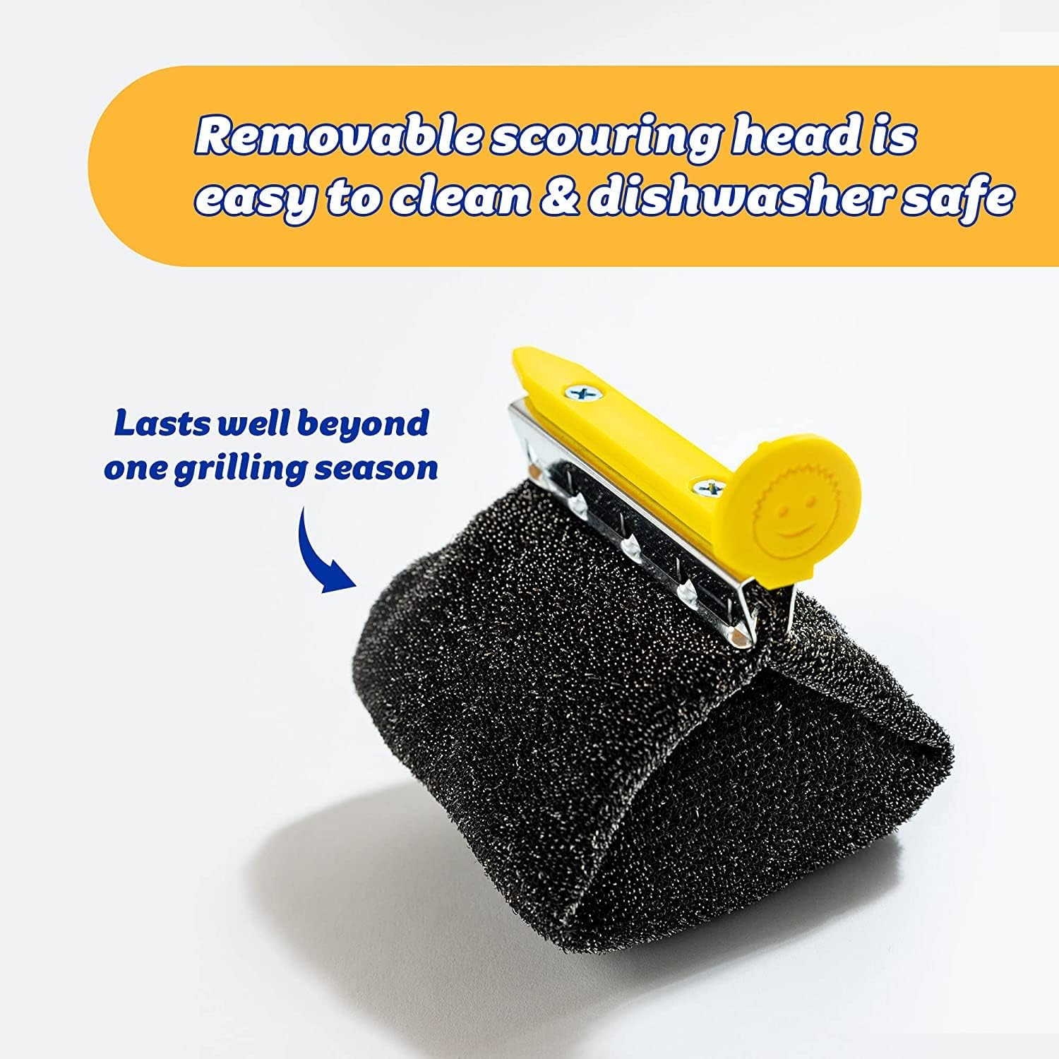Scrub Daddy built-in bottle opener at base for convenience during cookouts