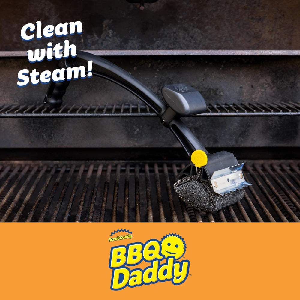 Scrub Daddy close-up of ArmorTec steel mesh cutting grime and lasting longer
