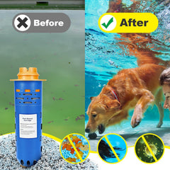 sdanbom cartridge installed in pool filtration system for restored performance