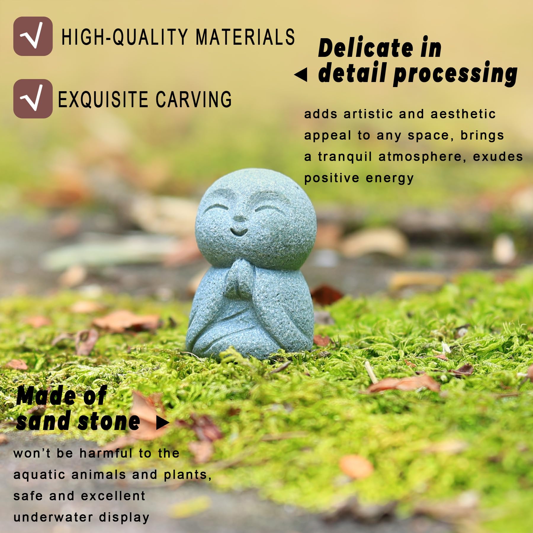 Sdeetesamjun figures styled in terrarium for meditative decor