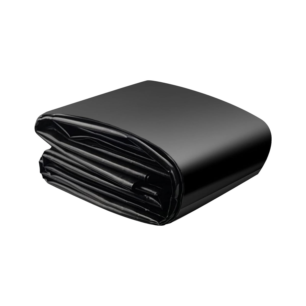 SDLDEER front view of folded pond liner showing compact packaging and durability
