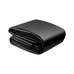 SDLDEER front view of folded pond liner showing compact packaging and durability