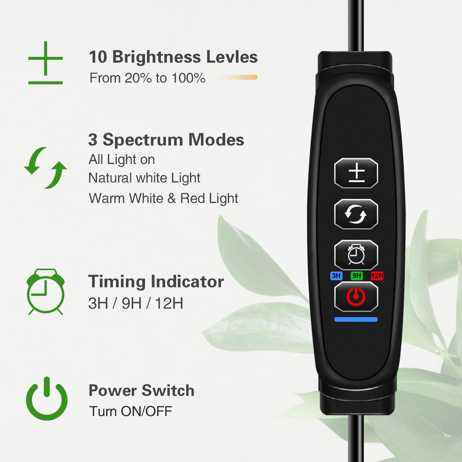 SDOVUERC dual heads illuminating wide plant canopy for even growth