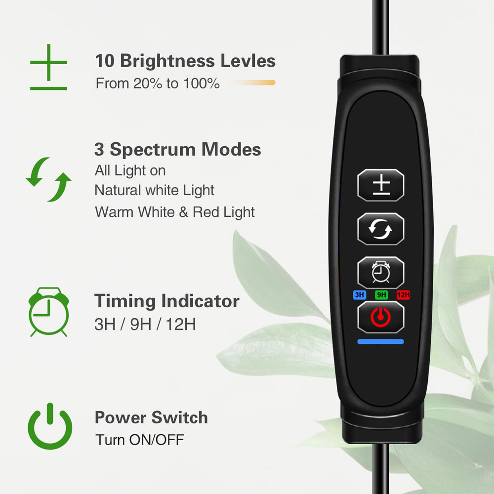 SDOVUERC dual heads illuminating wide plant canopy for even growth