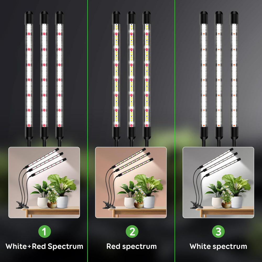 SDOVUERC lighting a seedling tray showing uniform coverage and healthy sprout support