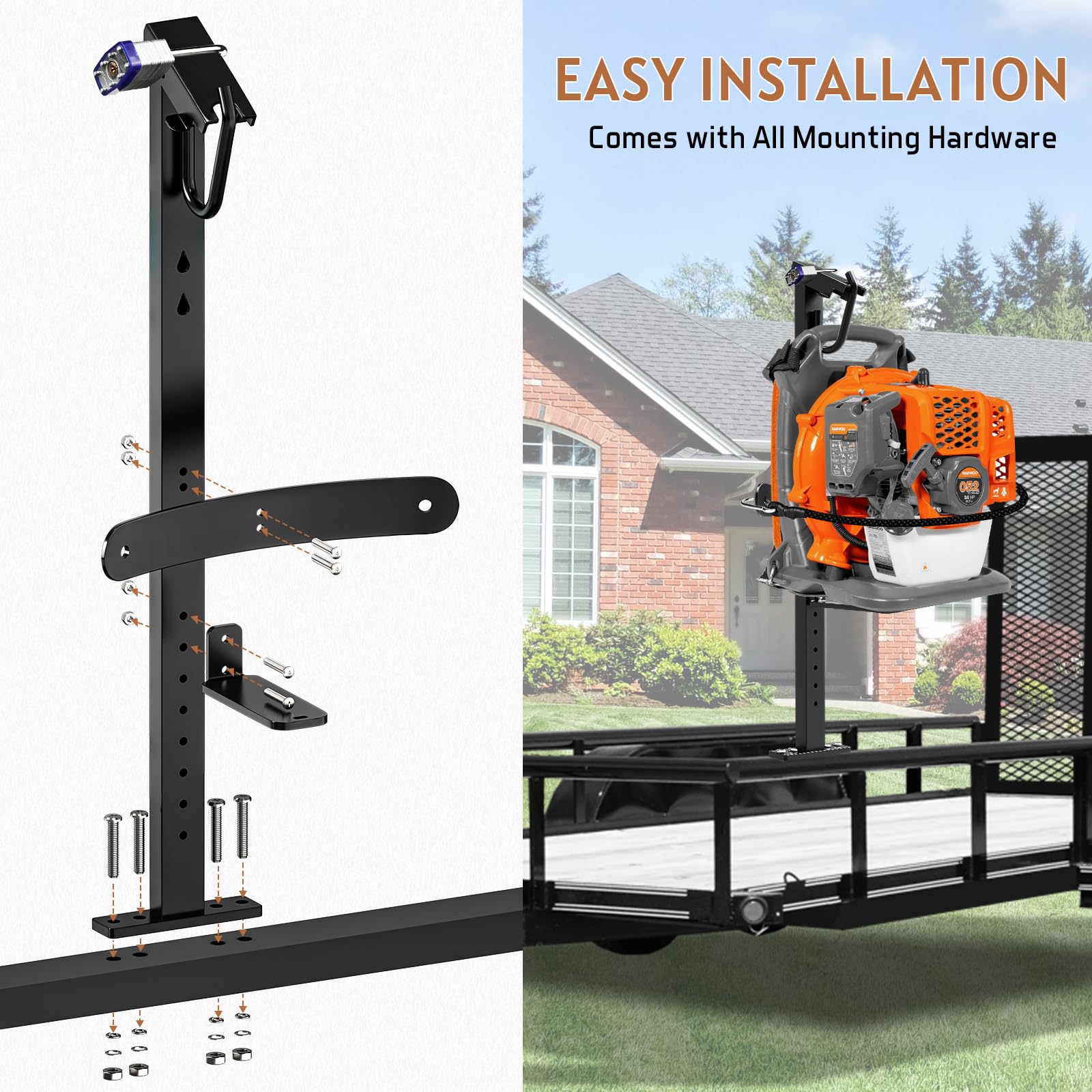 SDSNTE installed on trailer bed illustrating easy bolting and secure mounting