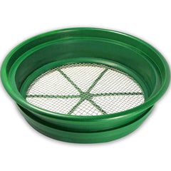SE classifier front view green showing full rim and mesh for easy transport