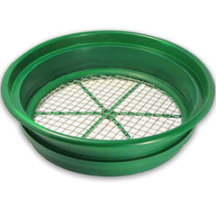 SE stackable classifier front view showing durable frame and green color for easy identification