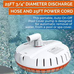 SEAFLO pump side profile highlighting low-profile horizontal design for stability