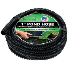 Sealproof front view of 1-inch 20 ft tubing showing size and packaging benefits