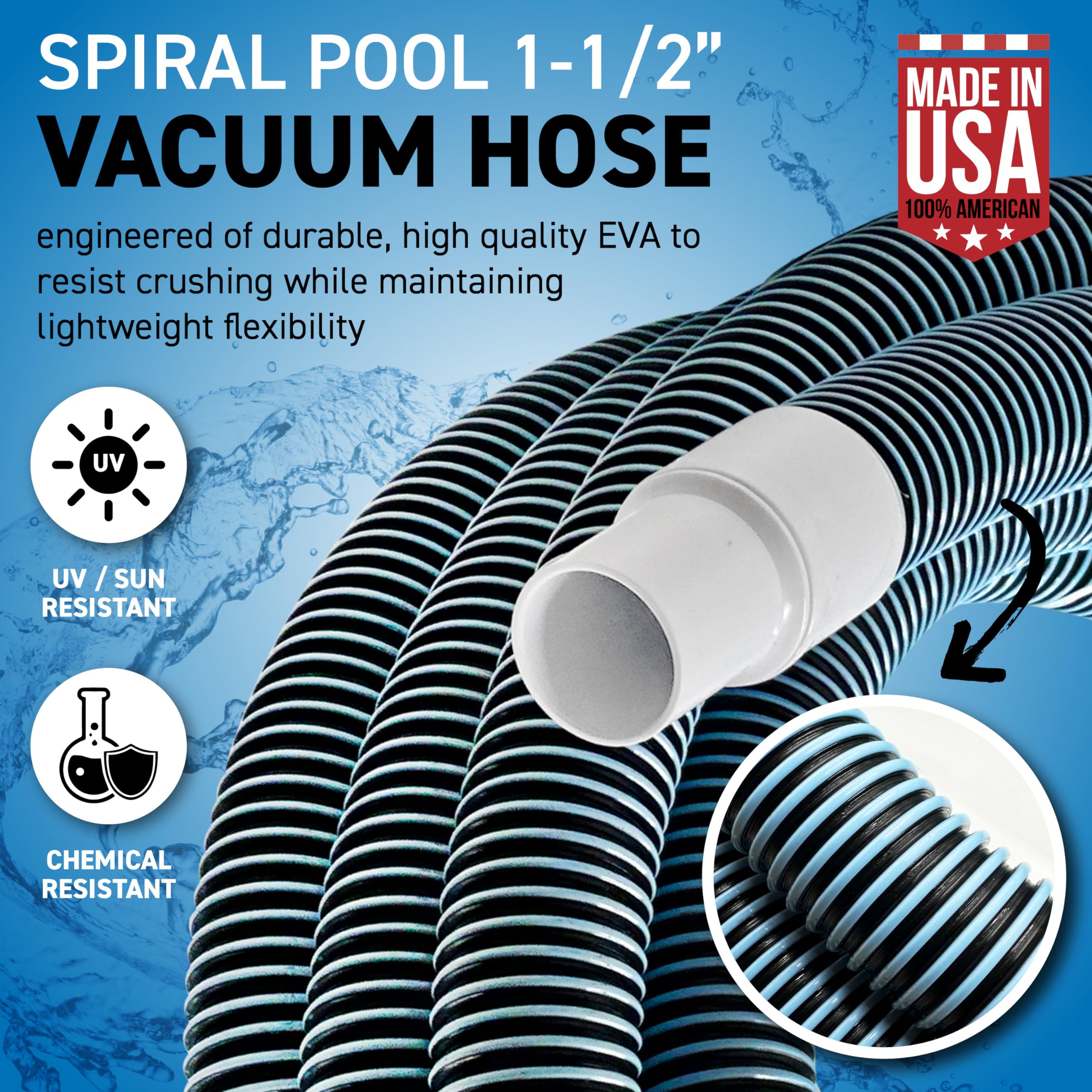Sealproof swivel cuff attached to vacuum head improving rotation and control