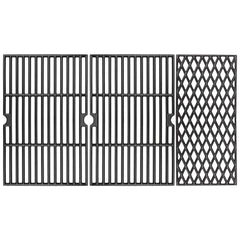 SearCook front view of three replacement grill grates showing fit and finish benefit