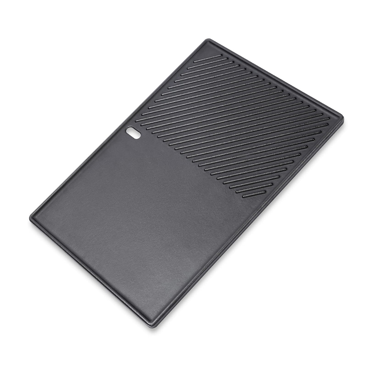 SearCook griddle front view showing full cooking surface and fit