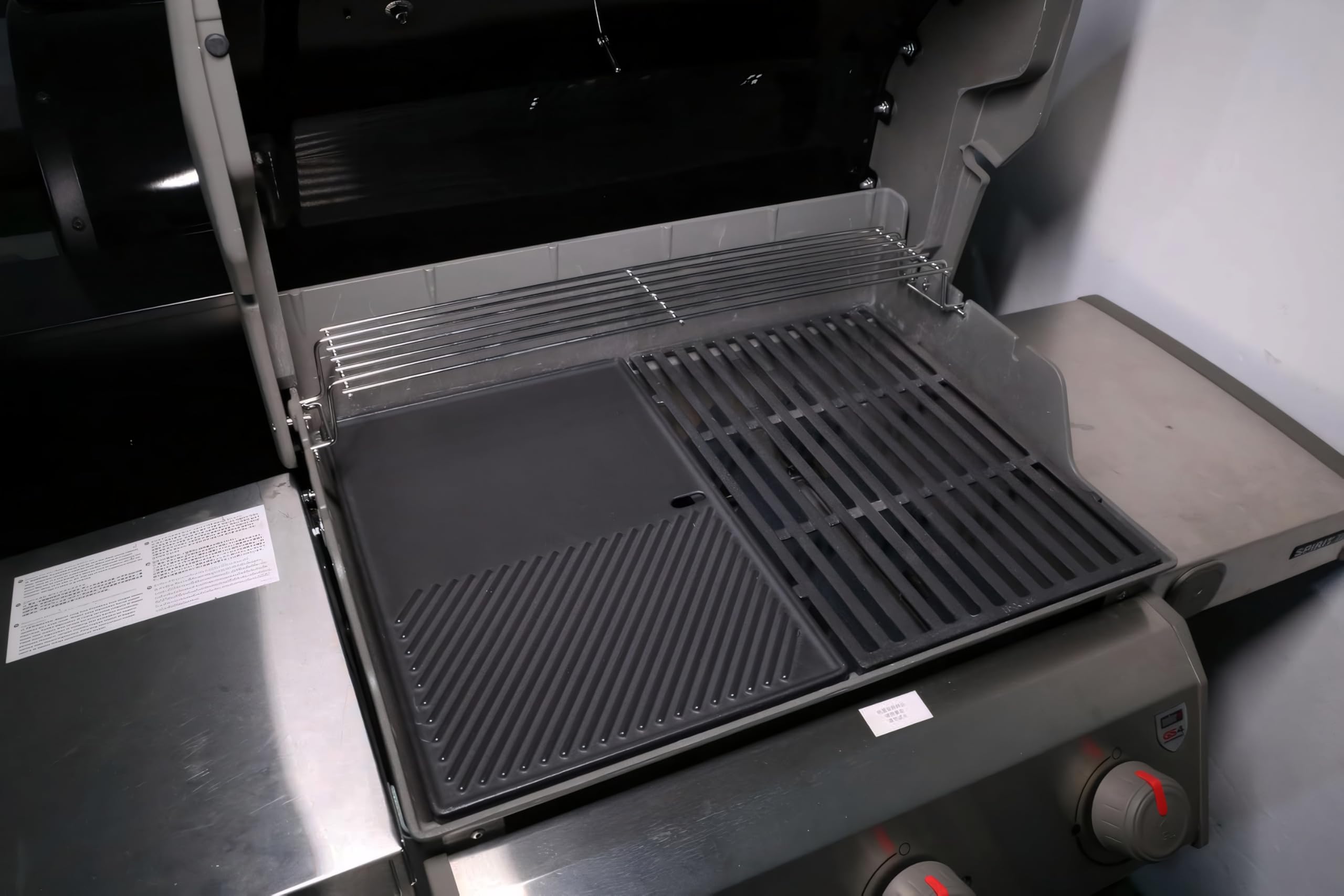 SearCook griddle packaged single unit ready to replace Weber original plate