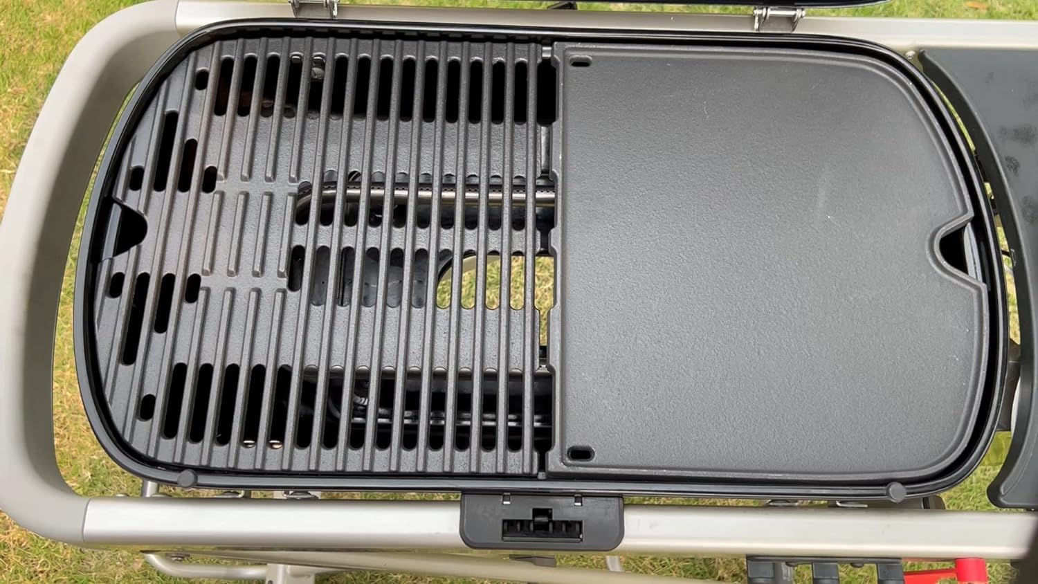 SearCook griddle packaging and user guide showing protected shipment benefit
