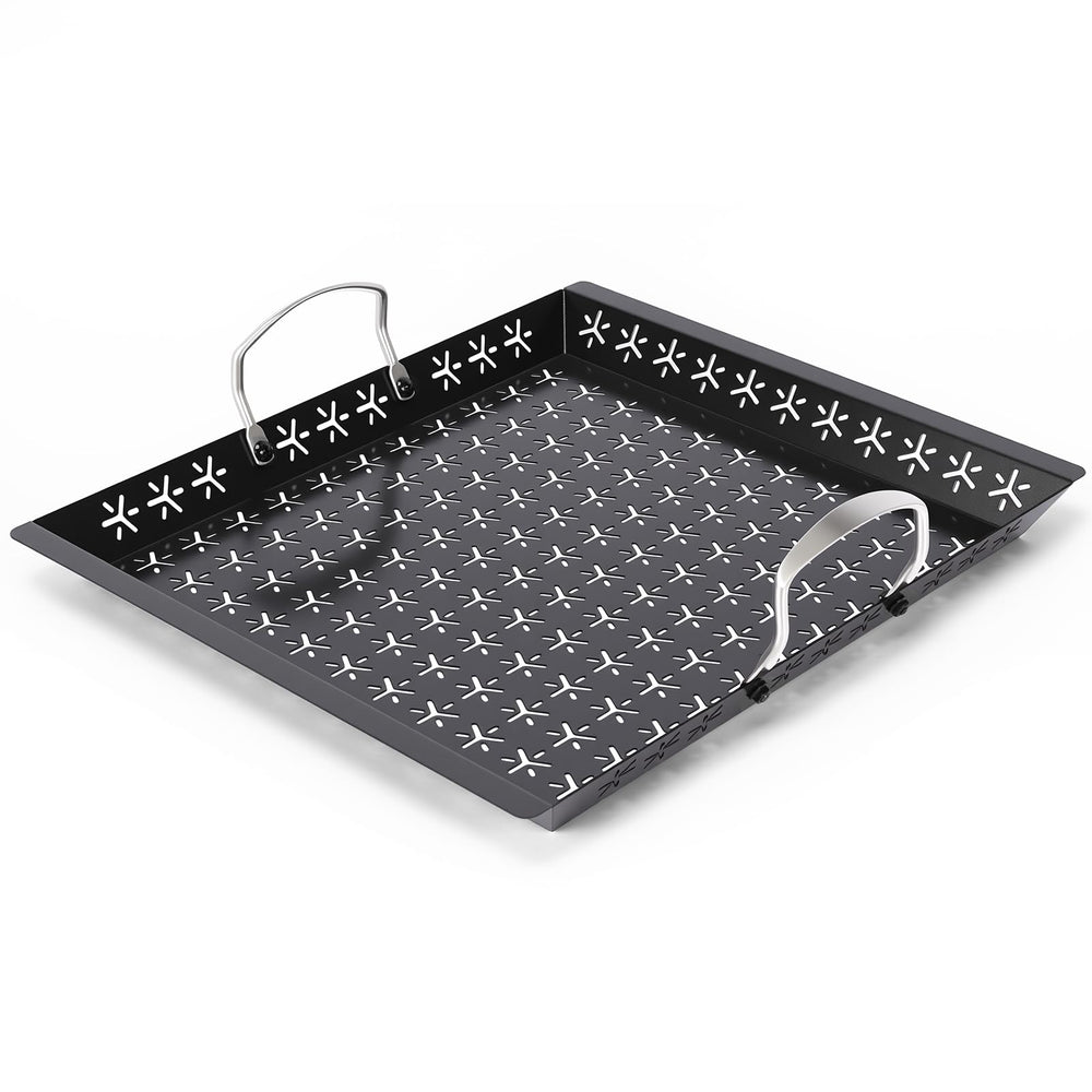 SearCook product packaging and label emphasizing heavy-duty steel and nonstick finish