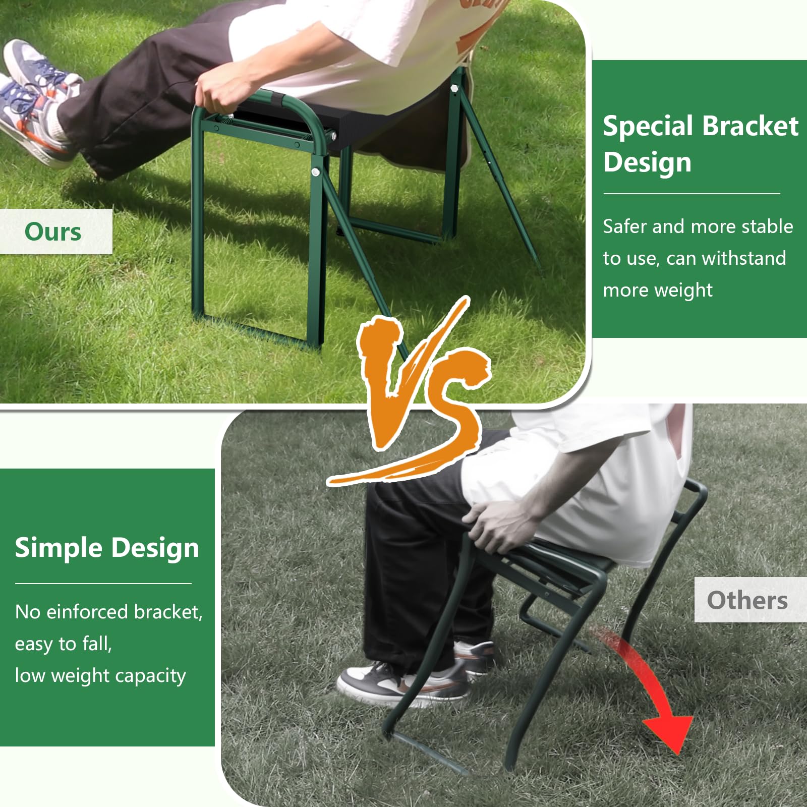 seasky side view as a seat demonstrating stable support and ergonomic height