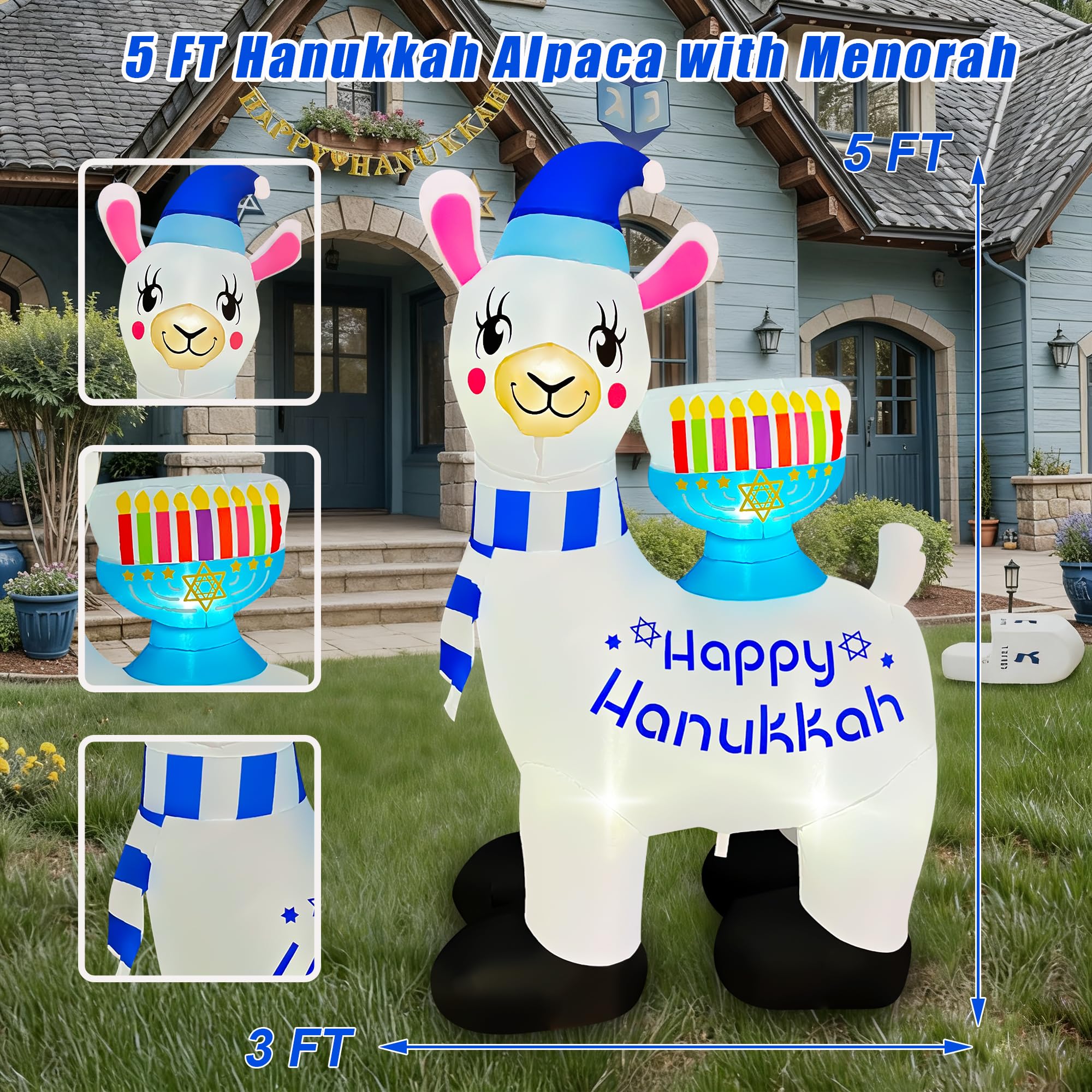SEASONBLOW alpaca used indoors on entryway, brightens event spaces