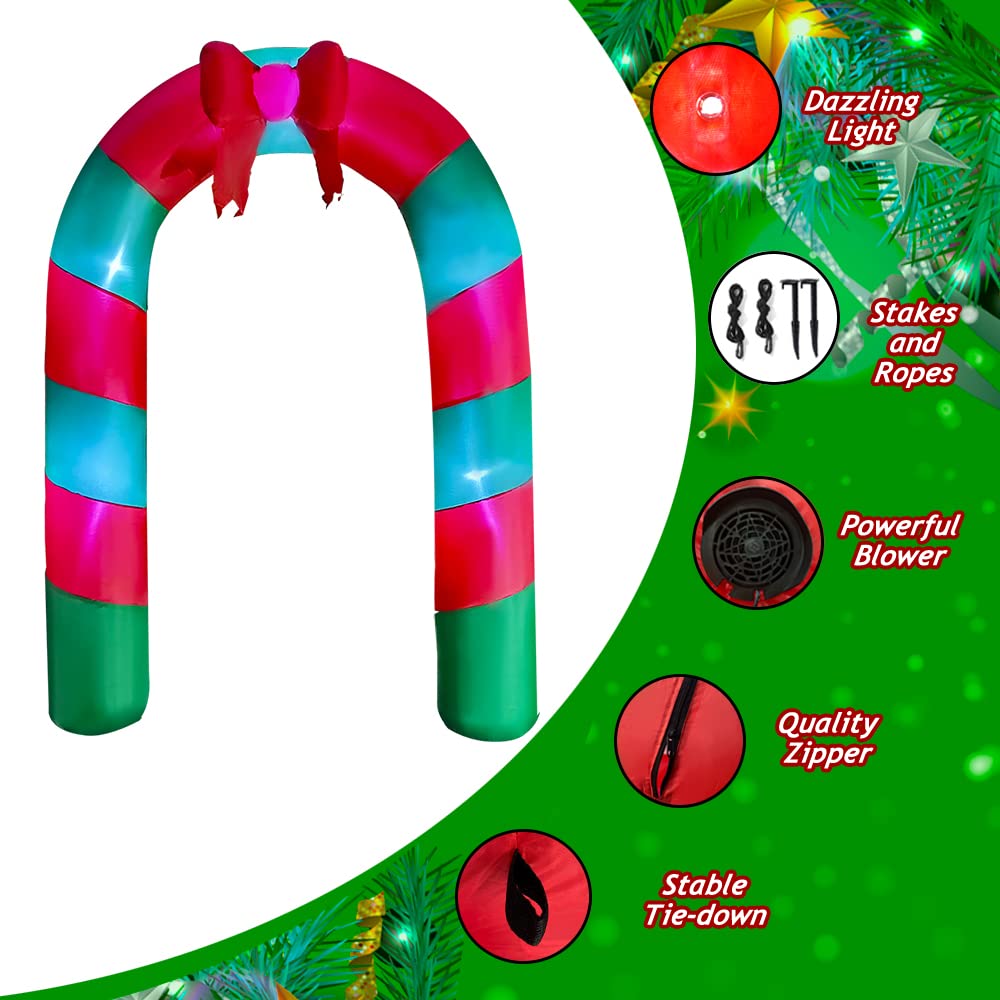 SEASONBLOW side profile showing 8 ft height and proportions