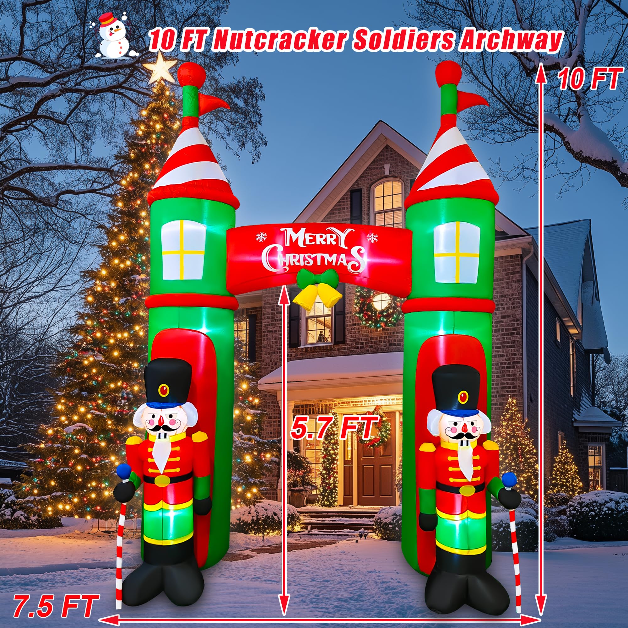 SEASONBLOW stake and rope securing arch for stable outdoor display