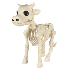 Seasons skeleton cow front view showing realistic bone detail and instant spooky impact