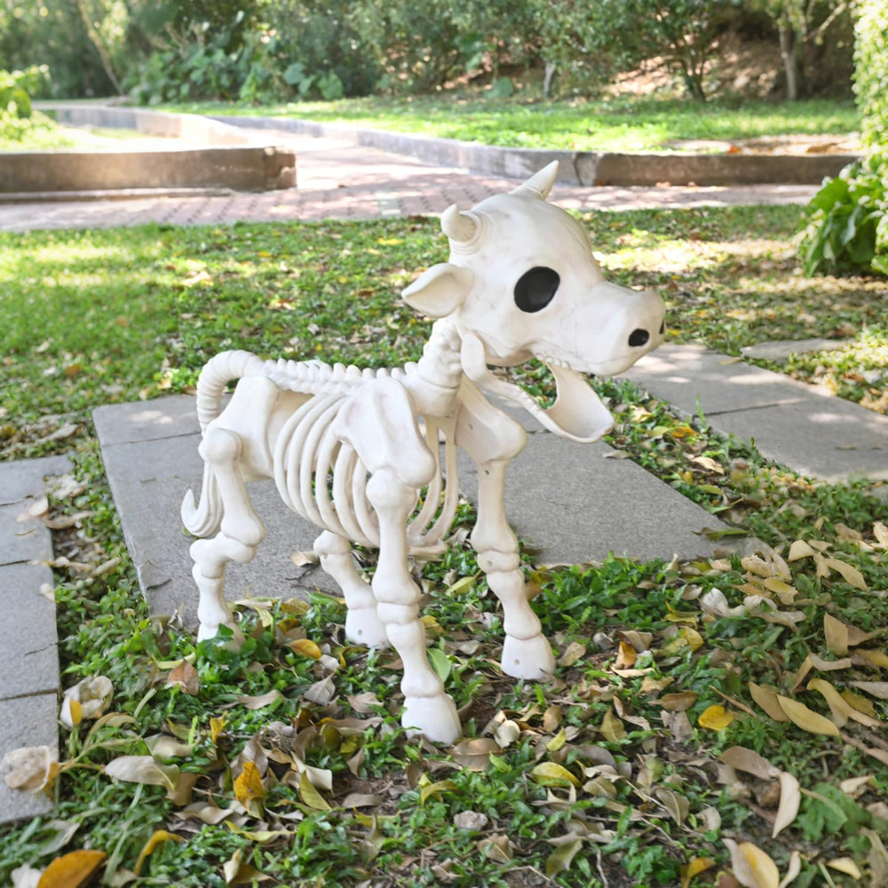 Seasons skeleton cow packed storage showing compactness and convenient offseason storage