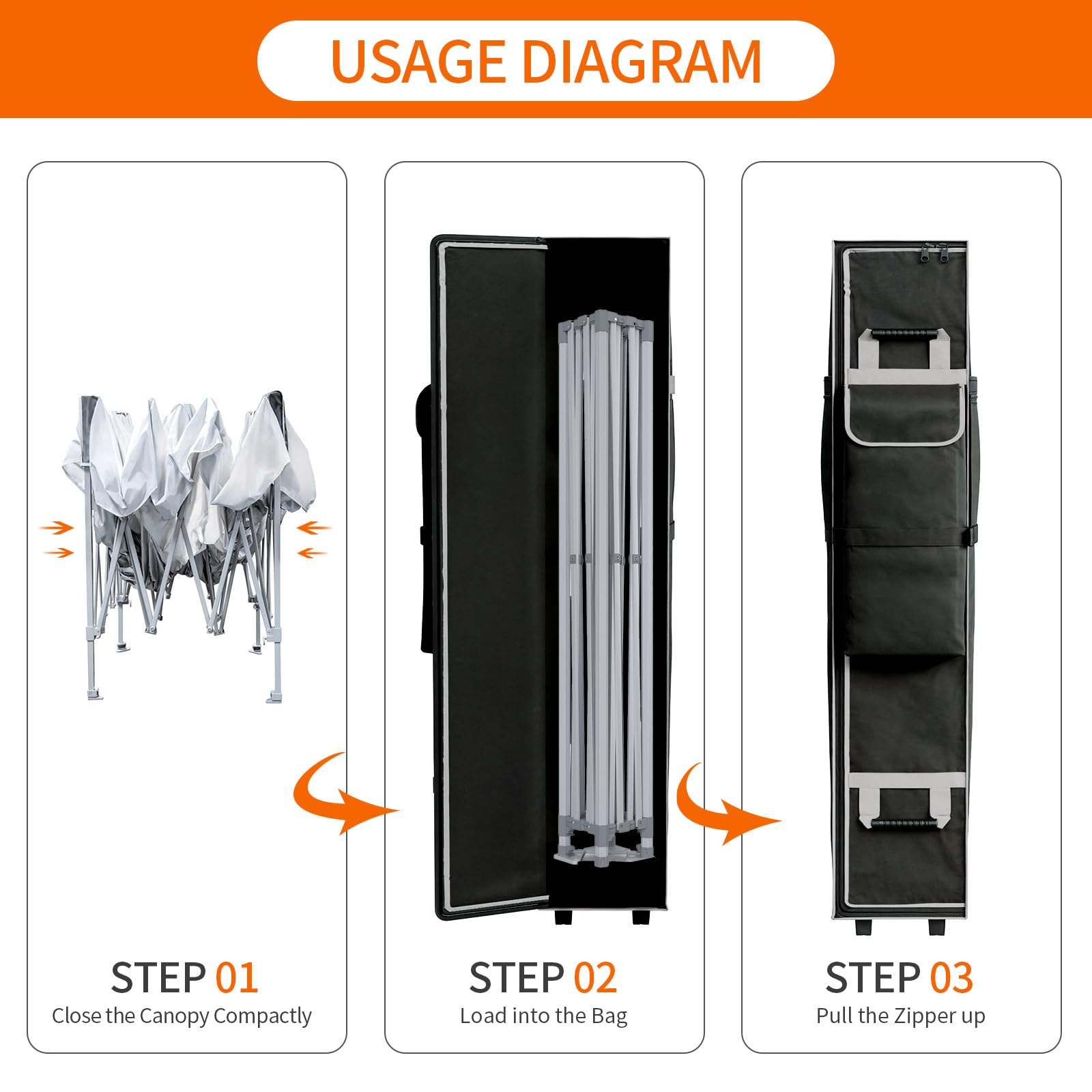 SEAVERRS open interior with center and side pockets for organized storage
