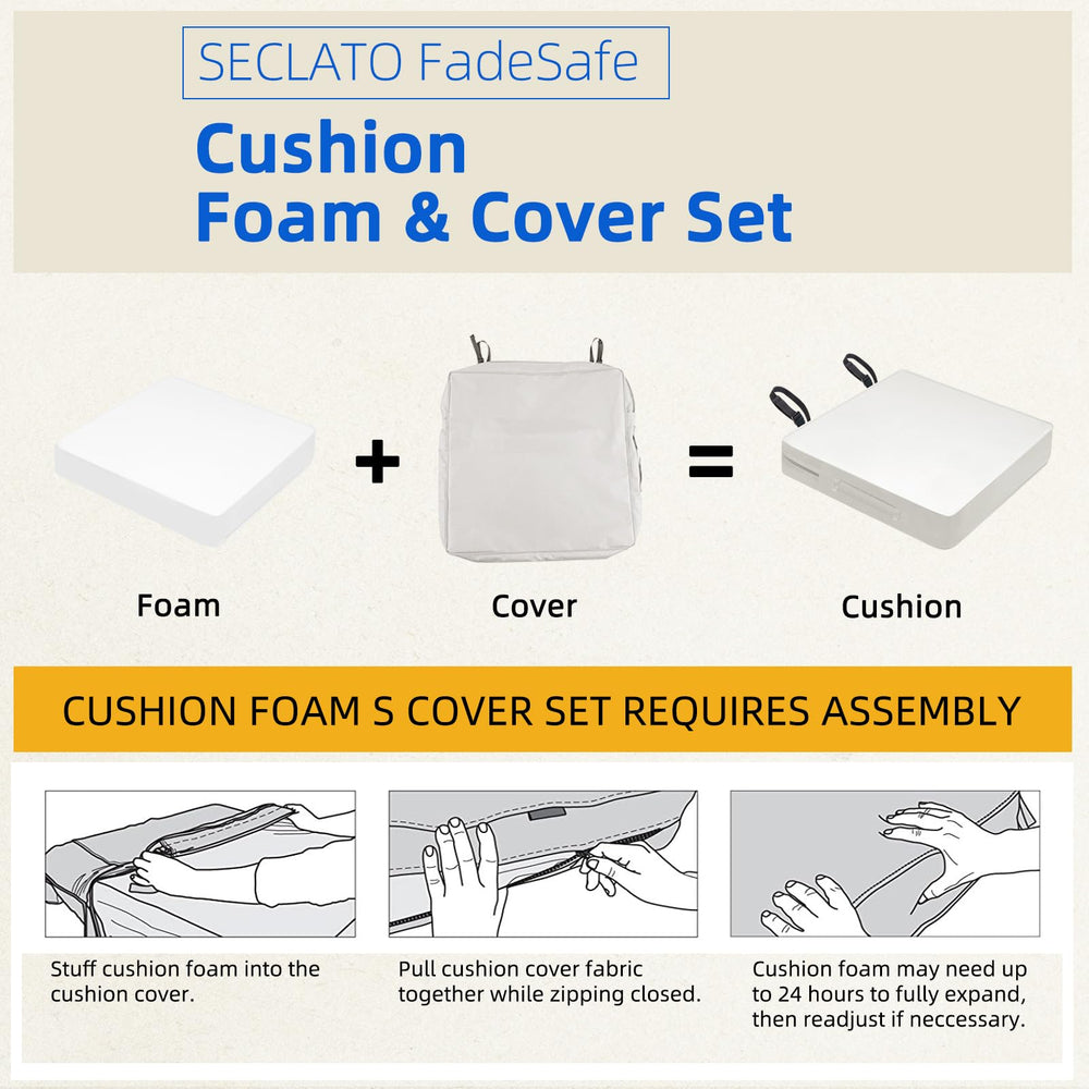 SECLATO built-in handle and adjustable straps detail for easy transport and stability