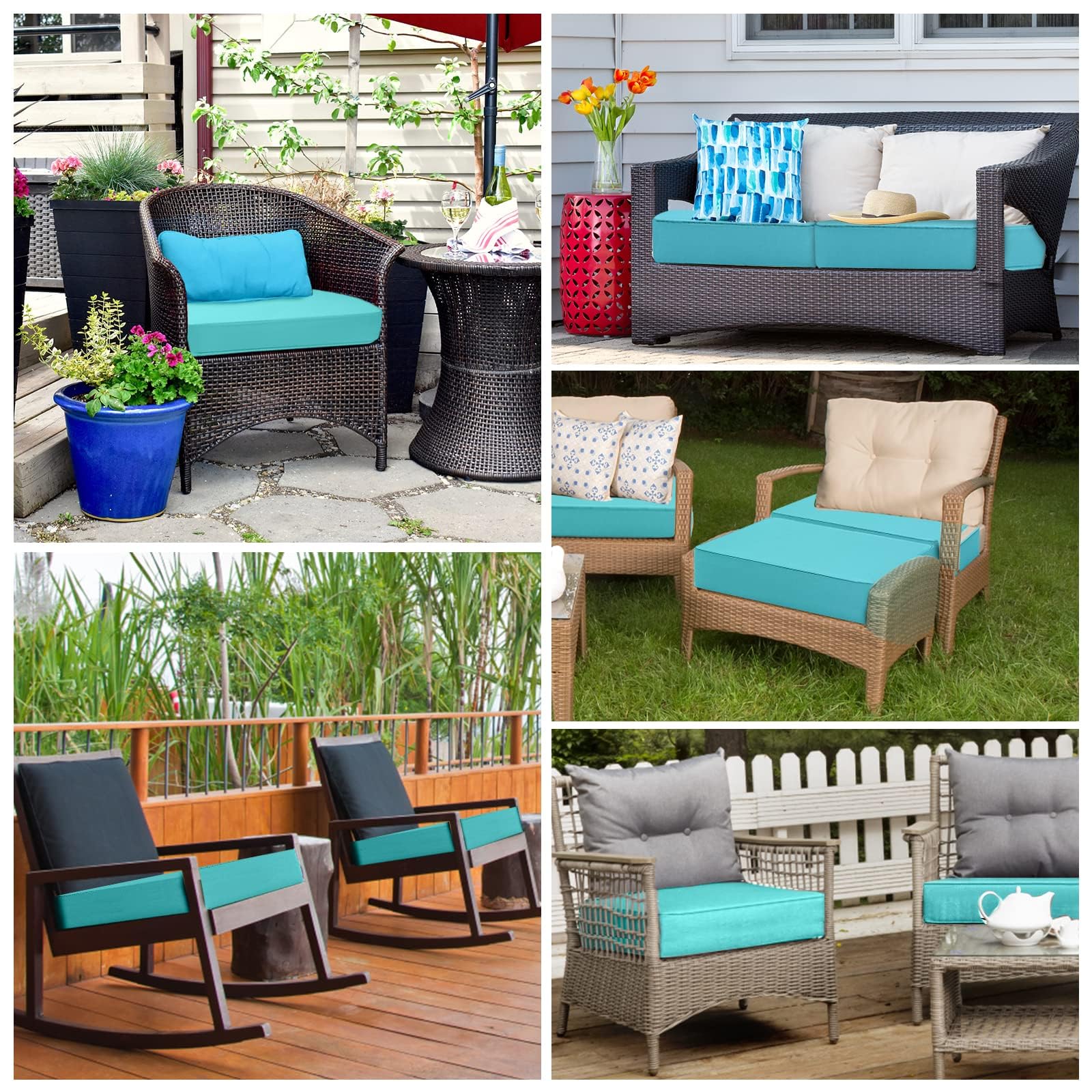 SECLATO cushion on standard chair to show 20x20 size and real-world fit