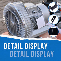 SeDeplacer mounted on blower in use reducing motor movement
