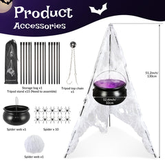 Seenelling LED mister producing colored fog for dramatic Halloween lighting