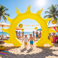 Seenelling sun arch close-up of flame ray detail highlighting durable fabric