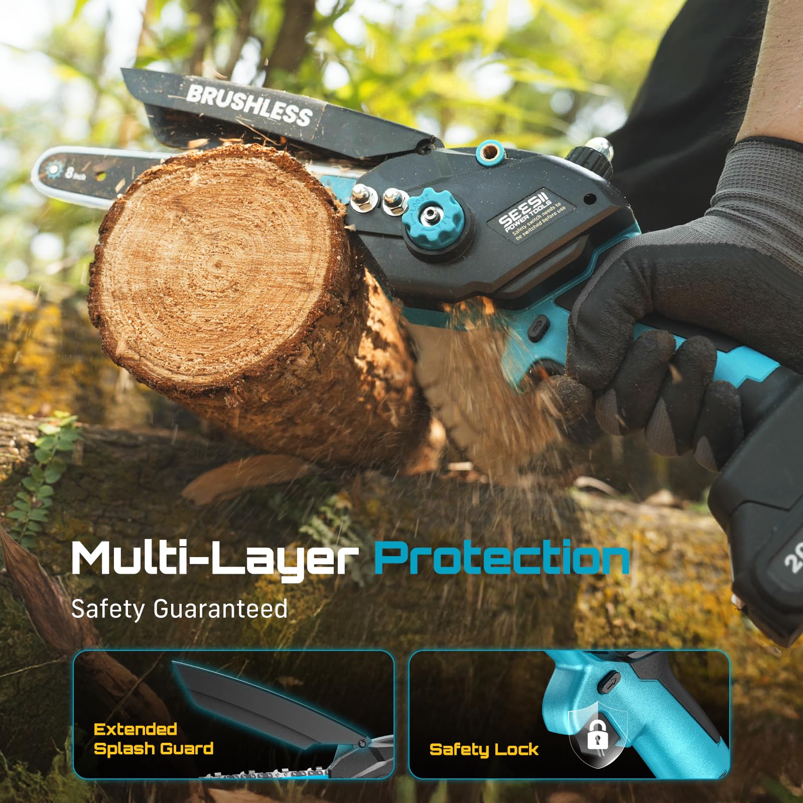 SEESII accessory and safety kit showing gloves goggles and tools included