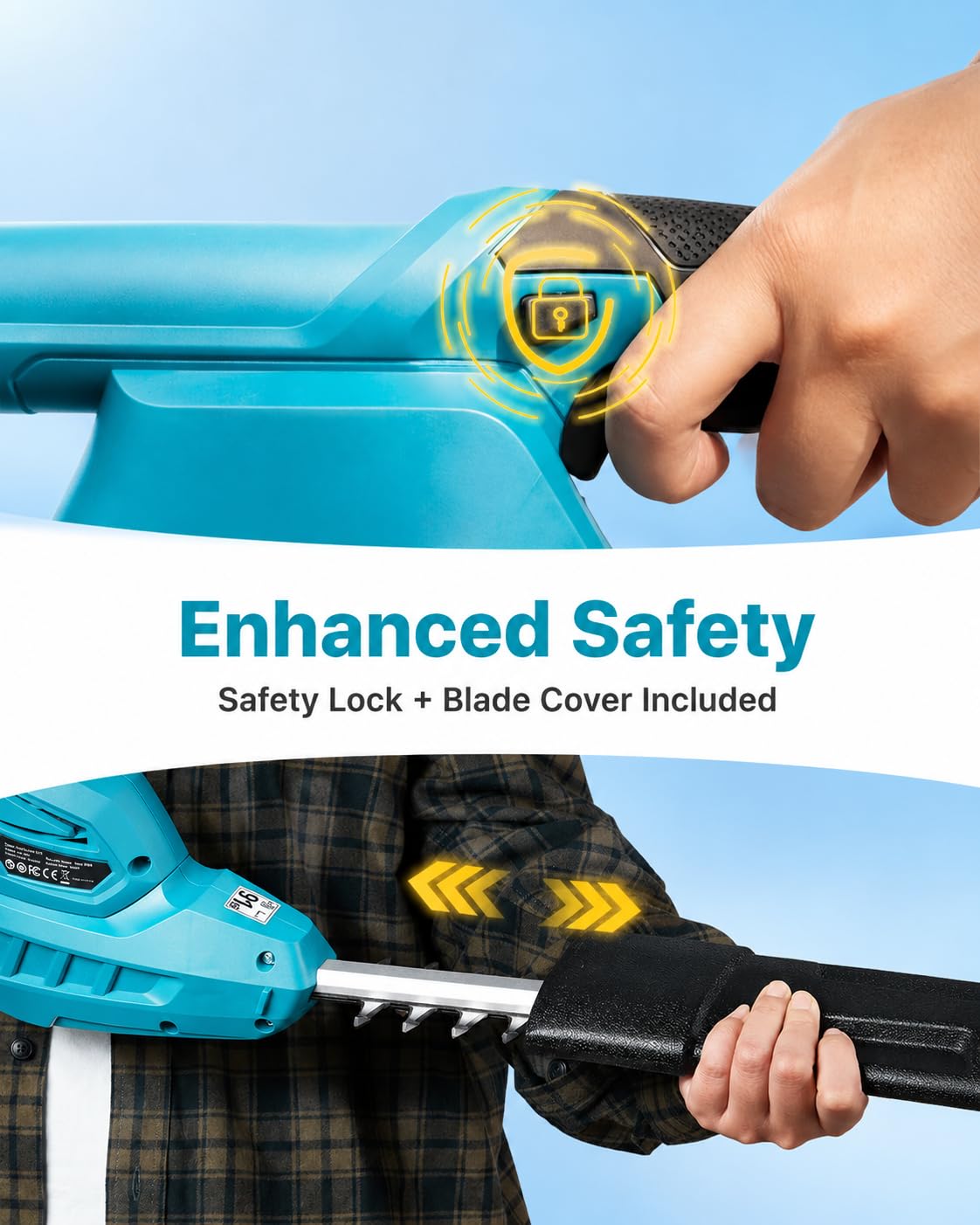 SEESII blade with protective cover showing safe storage and transport advantage