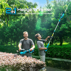 SEESII close-up of dual-action 20-inch blade illustrating clean cut precision