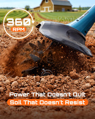 Seesii closeup of 48 steel tines demonstrating durable deep cultivation benefit