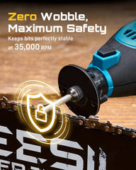 SEESII collet lock detail demonstrating stability for consistent results