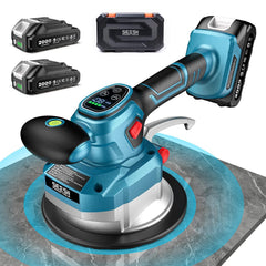 Seesii front view of tile vibration tool showing sturdy suction cup benefit