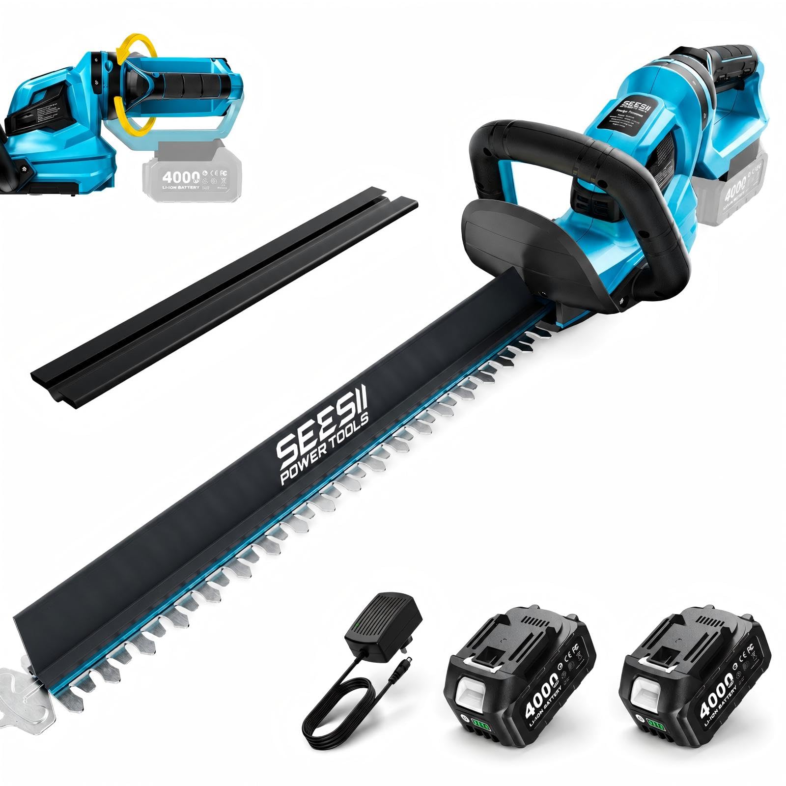 Seesii front view showing compact balanced design for easier trimming