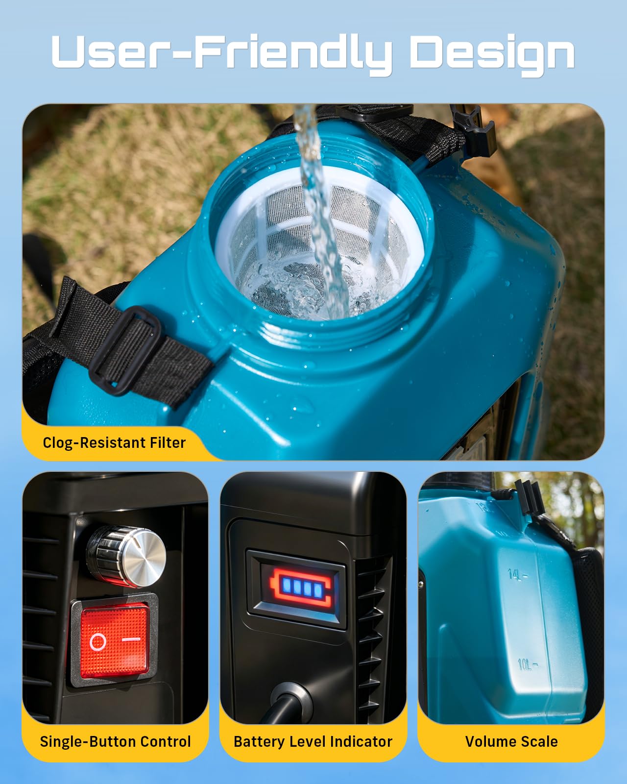 SEESII control panel and label close-up for easy pressure adjustment and safe use