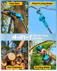 Seesii pole extended to full length demonstrating 16 foot reach advantage
