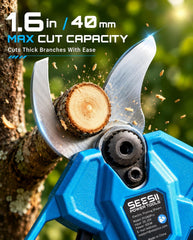 SEESII batteries and fast charger showing longer runtime benefits