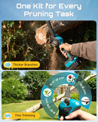 Seesii pruning shears front view showing ergonomic handle, comfortable grip benefit