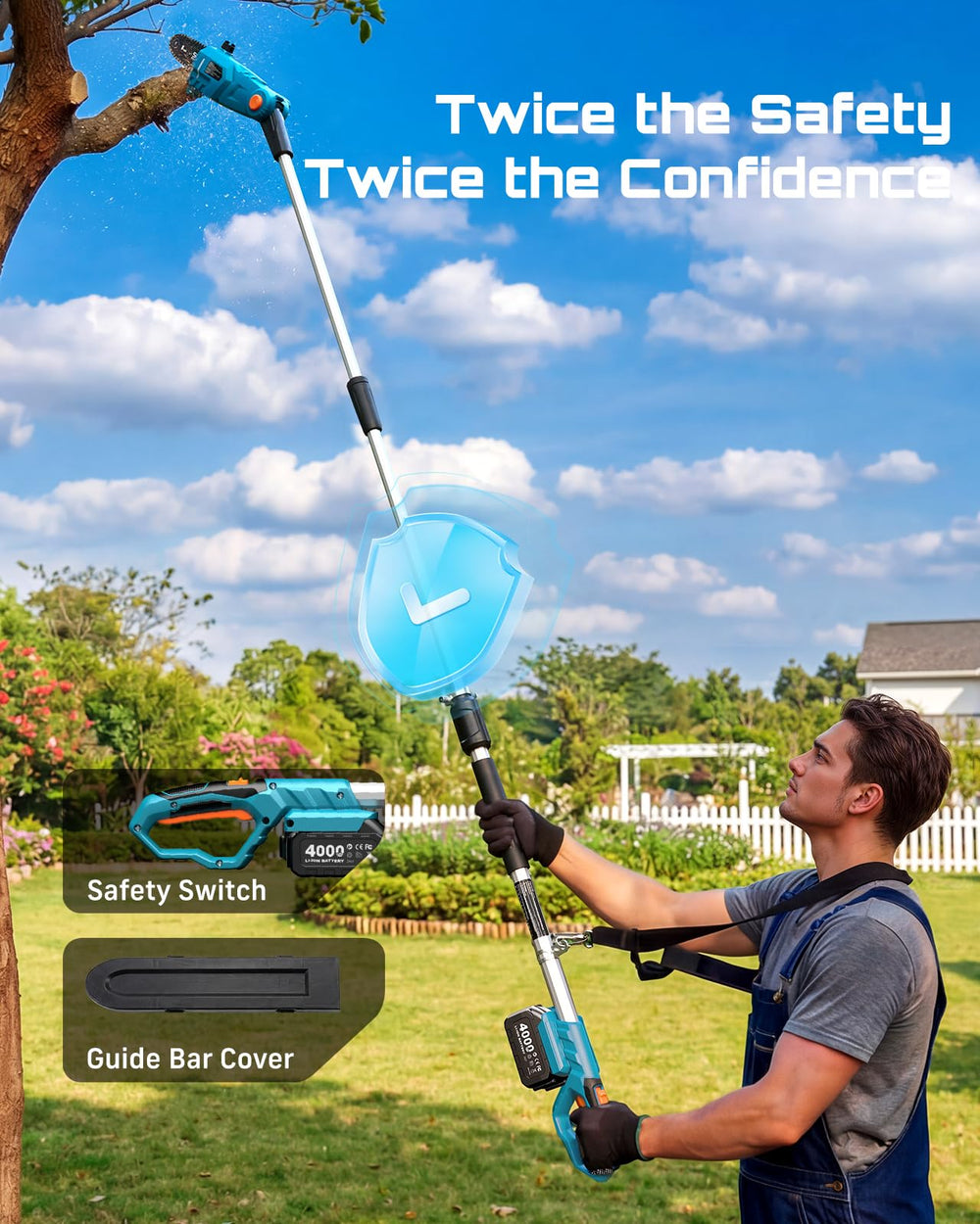 Seesii size comparison next to person showing lightweight, easy-handling benefit