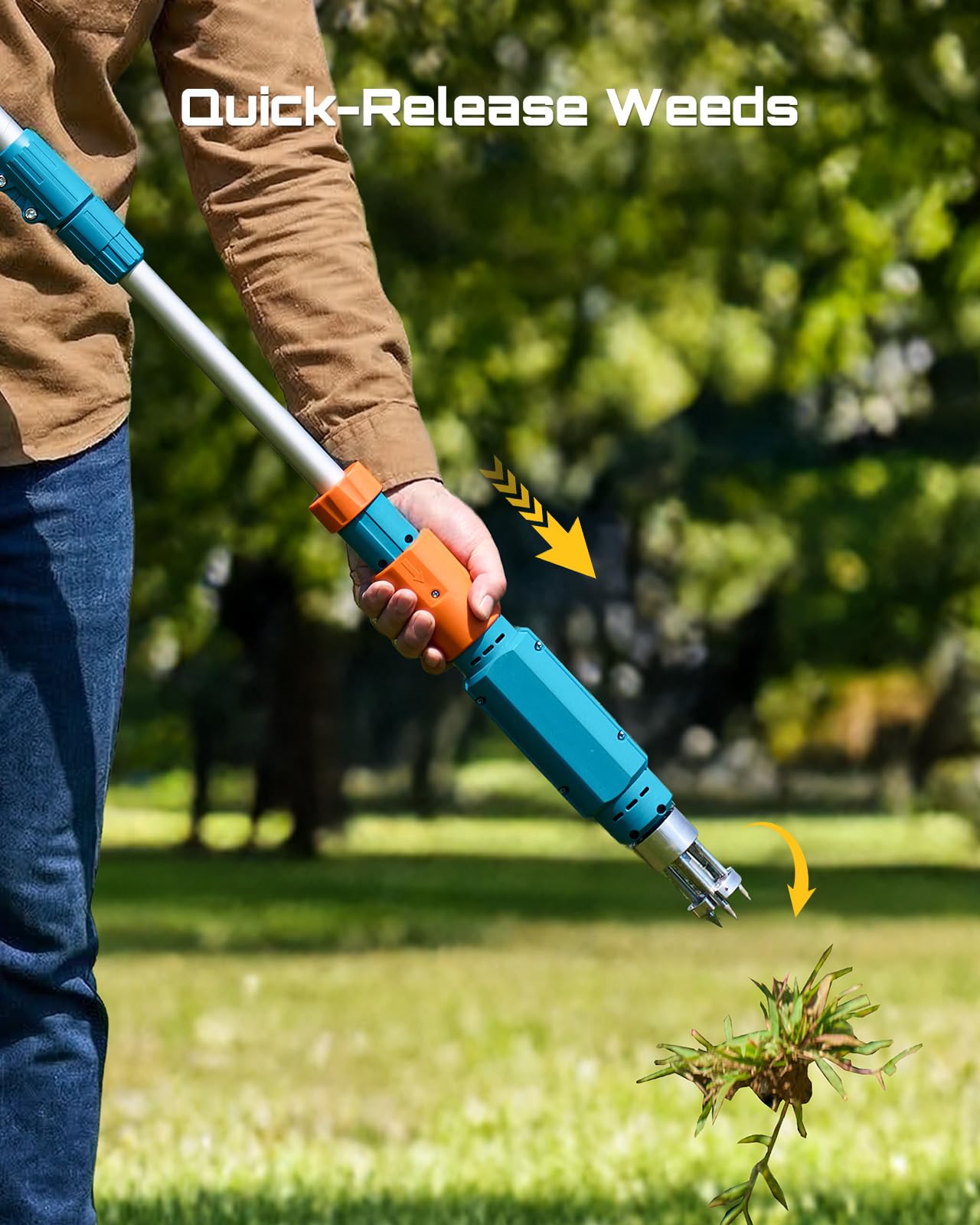 Seesii telescoping handle demonstration adjusts from 30 to 40 inches for user comfort
